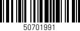 Código de barras (EAN, GTIN, SKU, ISBN): '50701991'