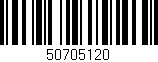 Código de barras (EAN, GTIN, SKU, ISBN): '50705120'