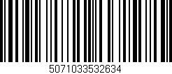 Código de barras (EAN, GTIN, SKU, ISBN): '5071033532634'