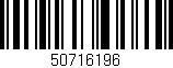 Código de barras (EAN, GTIN, SKU, ISBN): '50716196'