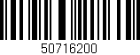 Código de barras (EAN, GTIN, SKU, ISBN): '50716200'