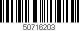 Código de barras (EAN, GTIN, SKU, ISBN): '50716203'