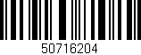 Código de barras (EAN, GTIN, SKU, ISBN): '50716204'