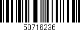 Código de barras (EAN, GTIN, SKU, ISBN): '50716236'