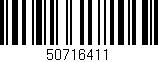 Código de barras (EAN, GTIN, SKU, ISBN): '50716411'