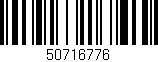 Código de barras (EAN, GTIN, SKU, ISBN): '50716776'