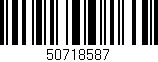 Código de barras (EAN, GTIN, SKU, ISBN): '50718587'