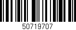 Código de barras (EAN, GTIN, SKU, ISBN): '50719707'