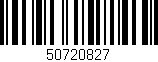 Código de barras (EAN, GTIN, SKU, ISBN): '50720827'