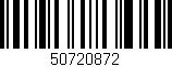 Código de barras (EAN, GTIN, SKU, ISBN): '50720872'