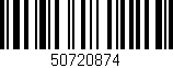 Código de barras (EAN, GTIN, SKU, ISBN): '50720874'