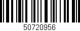 Código de barras (EAN, GTIN, SKU, ISBN): '50720956'