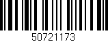 Código de barras (EAN, GTIN, SKU, ISBN): '50721173'