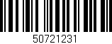 Código de barras (EAN, GTIN, SKU, ISBN): '50721231'