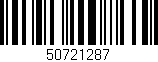 Código de barras (EAN, GTIN, SKU, ISBN): '50721287'