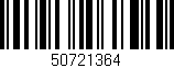 Código de barras (EAN, GTIN, SKU, ISBN): '50721364'