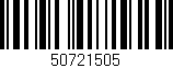 Código de barras (EAN, GTIN, SKU, ISBN): '50721505'