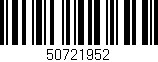 Código de barras (EAN, GTIN, SKU, ISBN): '50721952'