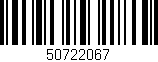 Código de barras (EAN, GTIN, SKU, ISBN): '50722067'