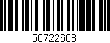 Código de barras (EAN, GTIN, SKU, ISBN): '50722608'