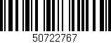 Código de barras (EAN, GTIN, SKU, ISBN): '50722767'