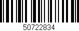 Código de barras (EAN, GTIN, SKU, ISBN): '50722834'