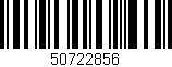 Código de barras (EAN, GTIN, SKU, ISBN): '50722856'