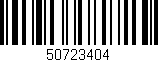 Código de barras (EAN, GTIN, SKU, ISBN): '50723404'