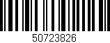 Código de barras (EAN, GTIN, SKU, ISBN): '50723826'