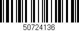 Código de barras (EAN, GTIN, SKU, ISBN): '50724136'