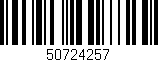 Código de barras (EAN, GTIN, SKU, ISBN): '50724257'
