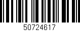 Código de barras (EAN, GTIN, SKU, ISBN): '50724617'