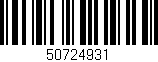 Código de barras (EAN, GTIN, SKU, ISBN): '50724931'