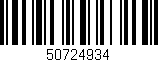 Código de barras (EAN, GTIN, SKU, ISBN): '50724934'