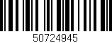 Código de barras (EAN, GTIN, SKU, ISBN): '50724945'