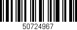 Código de barras (EAN, GTIN, SKU, ISBN): '50724967'