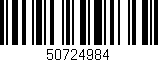Código de barras (EAN, GTIN, SKU, ISBN): '50724984'