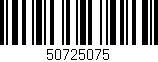 Código de barras (EAN, GTIN, SKU, ISBN): '50725075'