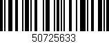 Código de barras (EAN, GTIN, SKU, ISBN): '50725633'