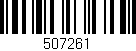 Código de barras (EAN, GTIN, SKU, ISBN): '507261'