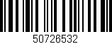 Código de barras (EAN, GTIN, SKU, ISBN): '50726532'