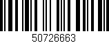Código de barras (EAN, GTIN, SKU, ISBN): '50726663'