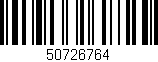 Código de barras (EAN, GTIN, SKU, ISBN): '50726764'