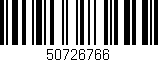 Código de barras (EAN, GTIN, SKU, ISBN): '50726766'