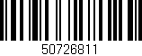 Código de barras (EAN, GTIN, SKU, ISBN): '50726811'