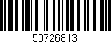 Código de barras (EAN, GTIN, SKU, ISBN): '50726813'
