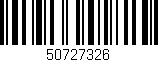 Código de barras (EAN, GTIN, SKU, ISBN): '50727326'