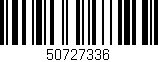 Código de barras (EAN, GTIN, SKU, ISBN): '50727336'