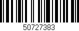 Código de barras (EAN, GTIN, SKU, ISBN): '50727383'