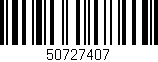 Código de barras (EAN, GTIN, SKU, ISBN): '50727407'